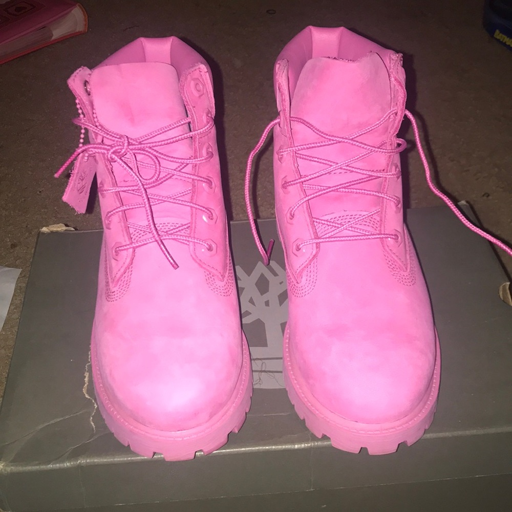 Pink timberlands